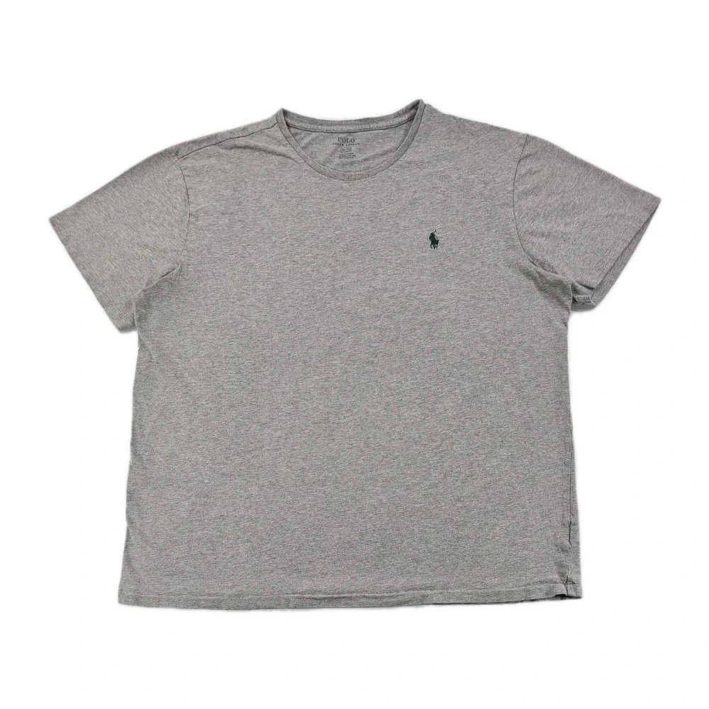 Vintage Single Stitch Polo Ralph Lauren Casual Men's‎ XLarge Light Gray T Shirt